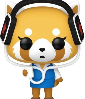 Aggretsuko avec casque audio