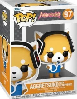 Aggretsuko avec casque audio