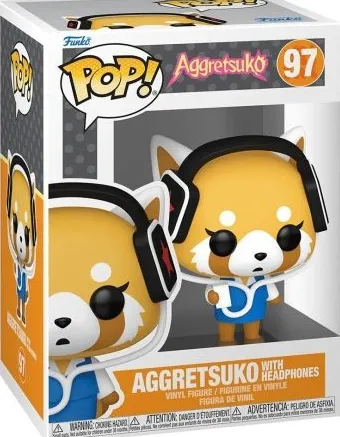 Aggretsuko avec casque audio
