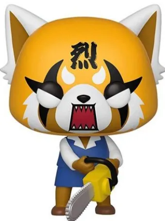 Aggretsuko avec tronçonneuse