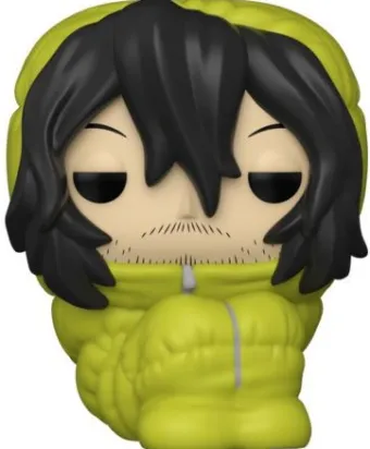 Aizawa dans sac de couchage