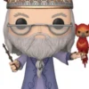 Albus Dumbledore avec Fumseck - 25 cm