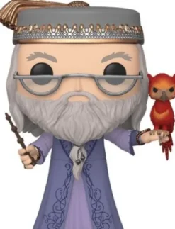 Albus Dumbledore avec Fumseck - 25 cm