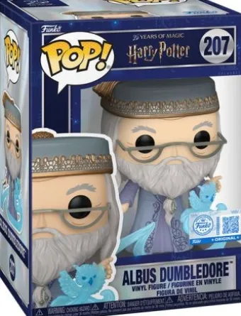 Albus Dumbledore avec son Patronus (Phénix)