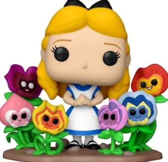 Alice avec fleurs