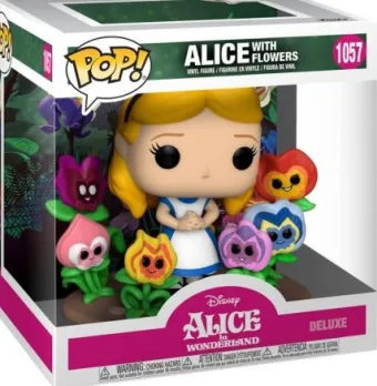 Alice avec fleurs