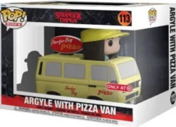 Argyle dans le camion pizza