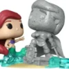 Ariel avec la statue d'Eric