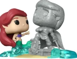 Ariel avec la statue d'Eric
