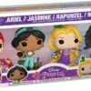 Ariel, Jasmine, Raiponce & Vaiana