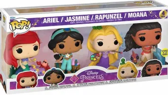 Ariel, Jasmine, Raiponce & Vaiana