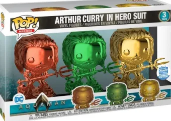 Arthur Curry en Costume de Héro - Chromé - 3 pack