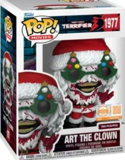 Art le Clown en tenue de Père Noël