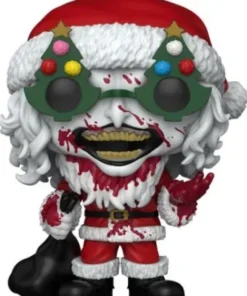 Art le Clown en tenue de Père Noël