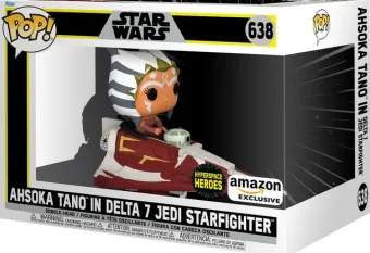 Ashoka Tano dans le Chasseur Delta-7 (Hyperspace Heroes)