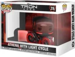 Athena avec Lumière de la moto