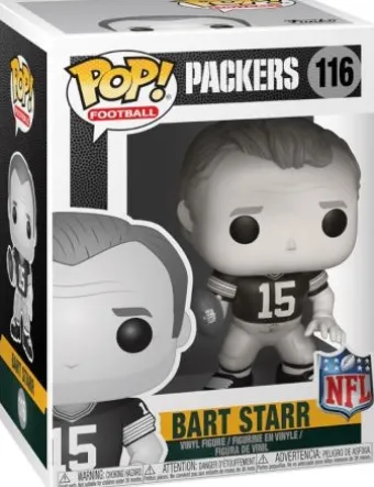 Bart Starr - Packers - Noir et Blanc