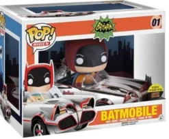 Batman avec Batmobile - Chrome