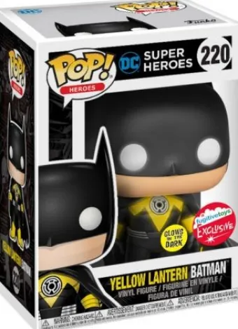 Batman Yellow Lantern - Glow in the dark