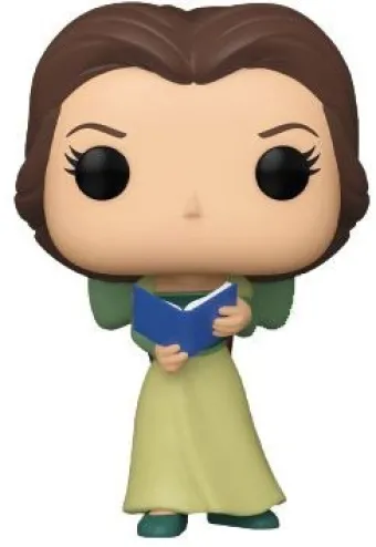Belle en robe verte avec un livre