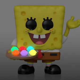 Bob l'Eponge avec Les pâtés multicolores