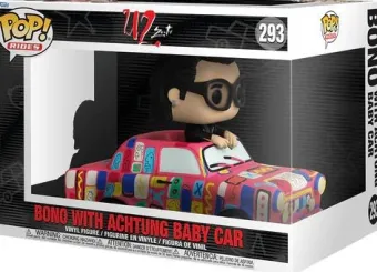 Bono with Achtung Baby Car