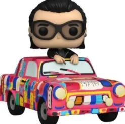 Bono with Achtung Baby Car
