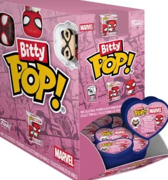 Boîte Mystère Bitty Pop Spider-Man (Saint-Valentin)