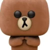 Brown - Flocked
