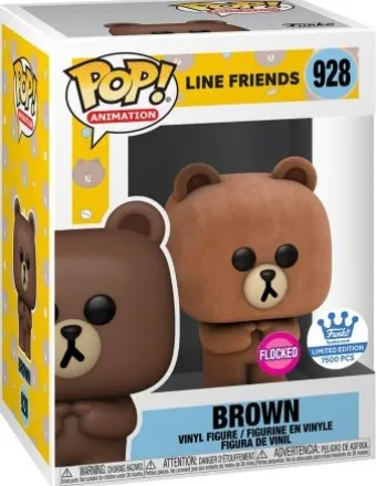 Brown - Flocked