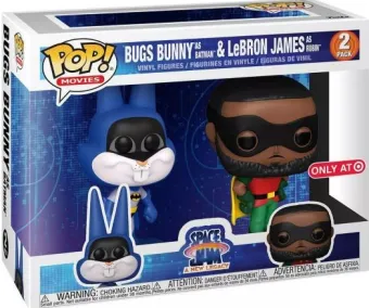 Bugs Bunny en Batman et LeBron James en Robin