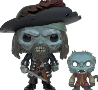 Capitaine Barbossa avec Singe - 2 pack