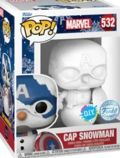 Captain America Bonhomme de neige - DIY