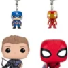 Captain America, Iron Man, Hawkeye & Spider-Man - 4 Pack