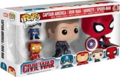 Captain America, Iron Man, Hawkeye & Spider-Man - 4 Pack