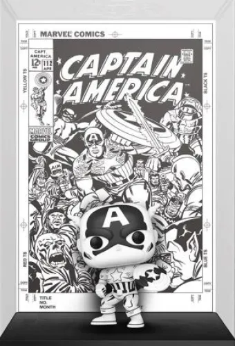 Captain America Noir et Blanc - Comic Cover