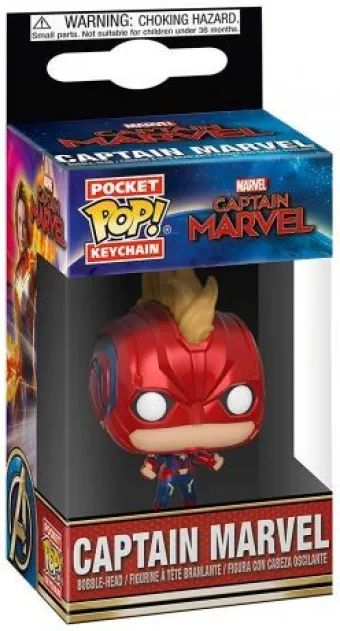 Captain Marvel avec casque - Porte-clés