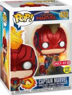 Captain Marvel en vol - Brille dans le noir