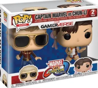Captain Marvel vs Chun-Li - 2 pack