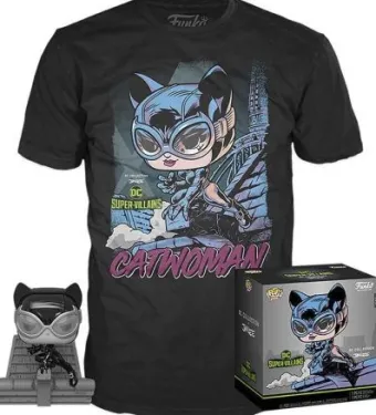 Catwoman (Jim Lee Deluxe) (Black & White) - T-Shirt
