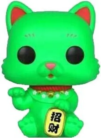 Chat Chanceux (Vert)