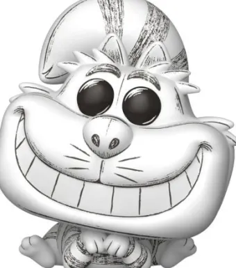 Chat du Cheshire - Esquisse