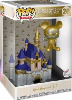 Château de Cendrillon avec Mickey Mouse Or