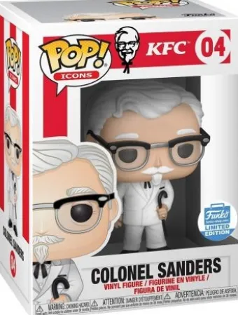 Colonel Sanders avec Canne KFC
