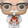 Colonel Sanders avec Seau de Poulet KFC