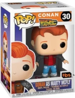 Conan O'Brien en Marty McFly