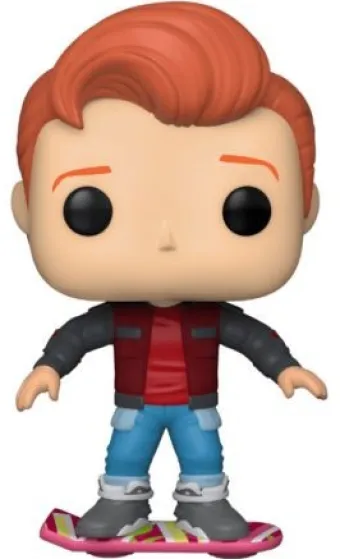 Conan O'Brien en Marty McFly