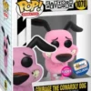 Courage, le chien froussard - Flocked