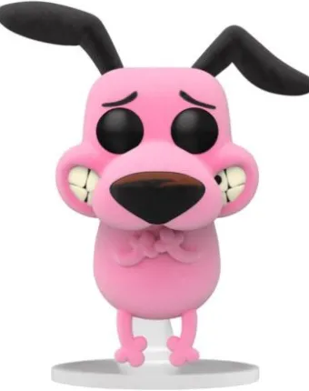 Courage, le chien froussard - Flocked