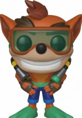 Crash Bandicoot avec équipement de plongée